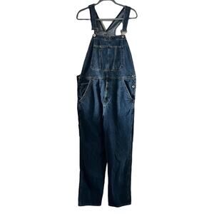 Vintage Anchor Blue Mens Denim 
Overalls Skate Y2K Baggy Size L